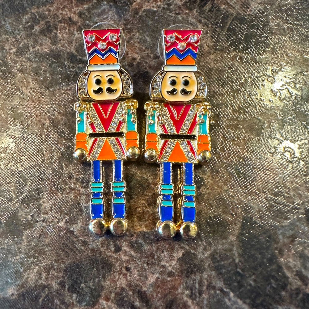 NWOT nutcracker earrings